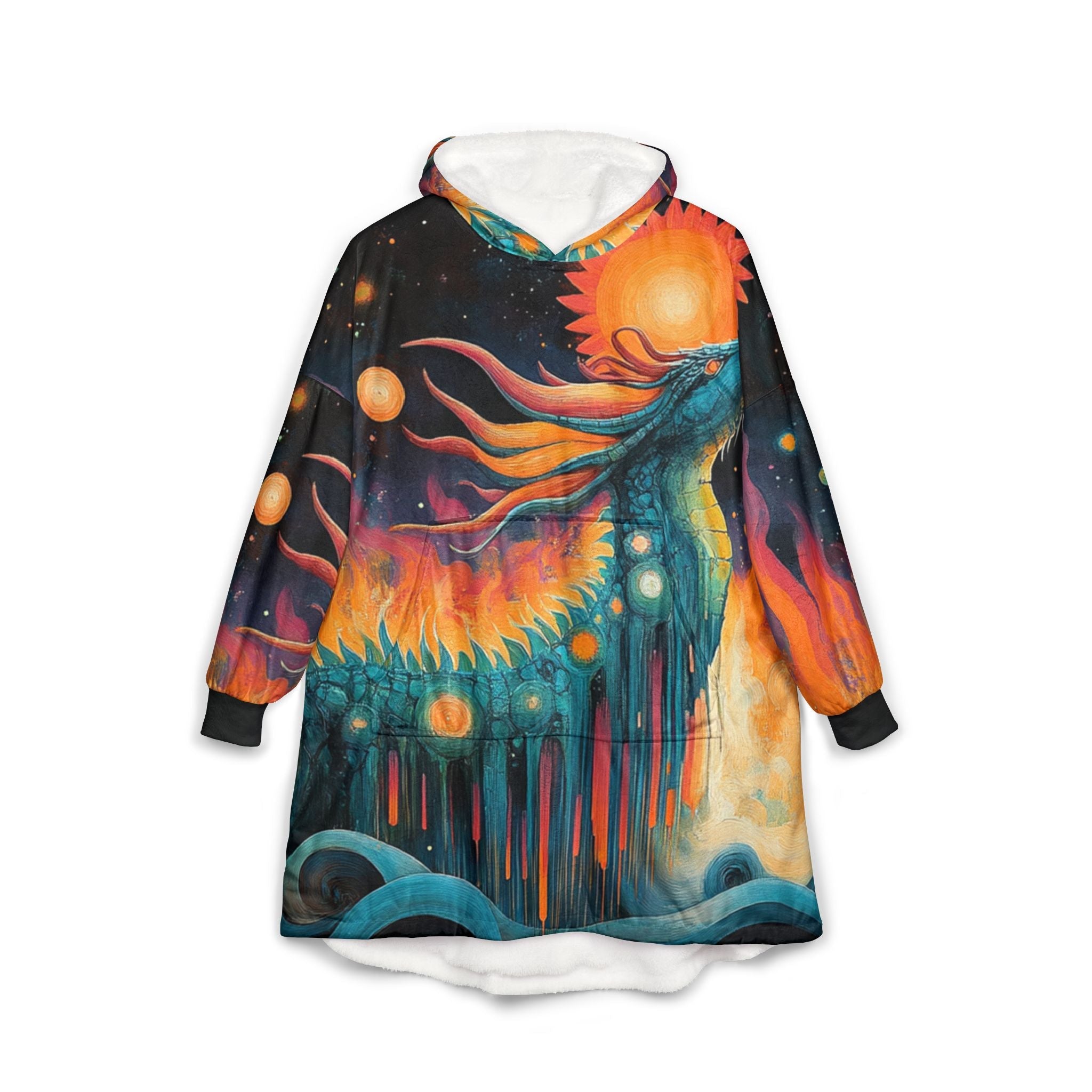 Mystic Jormungandr - Oversized Hooded Blanket