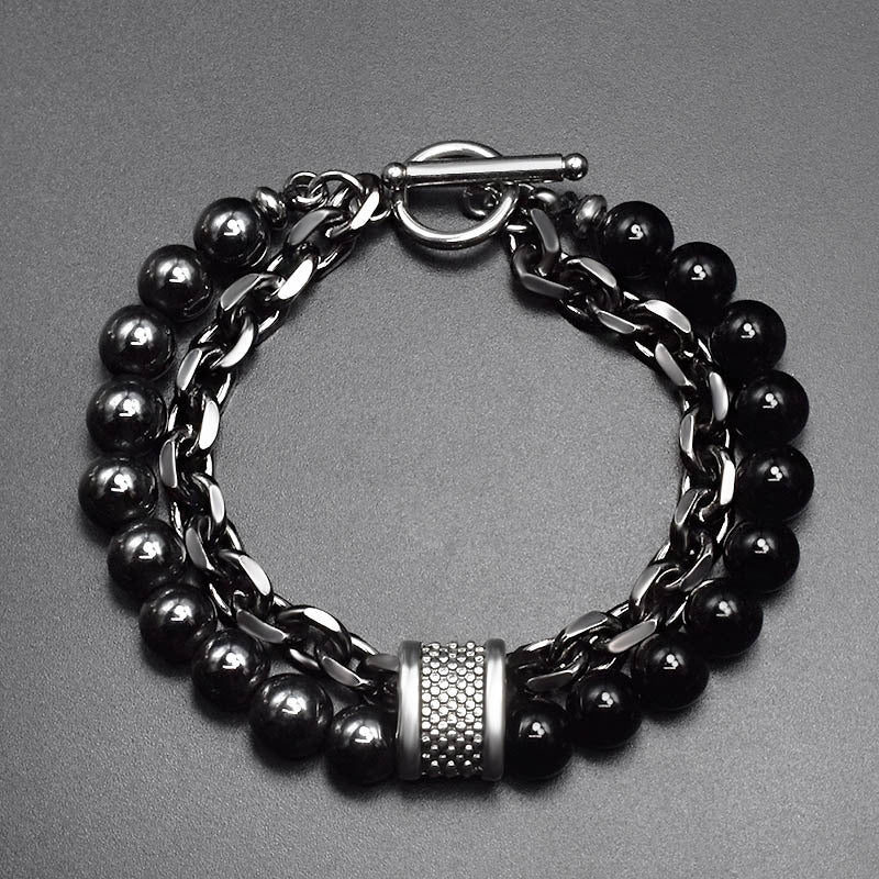 Garmr's Armlet - Stainless Steel Energy Bead Bracelet