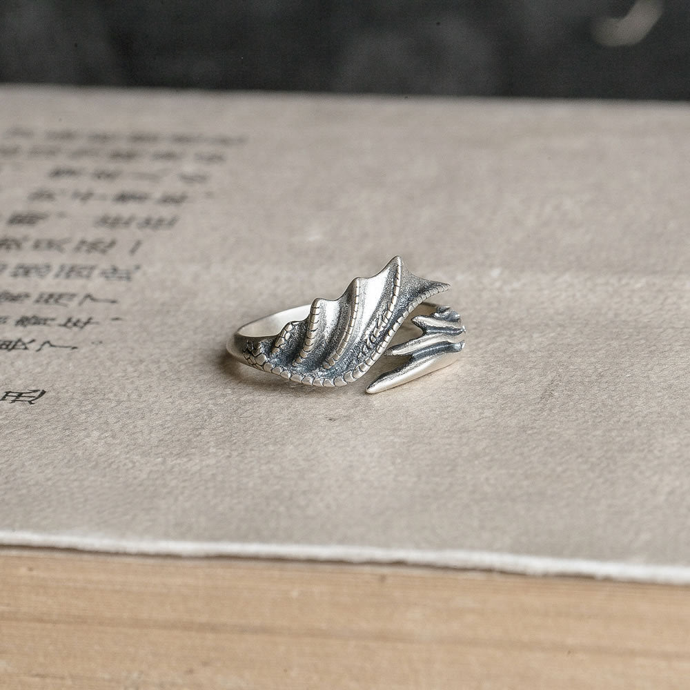 Wing Of The Fallen Valkyrie – S925 Sterling Silver Ring