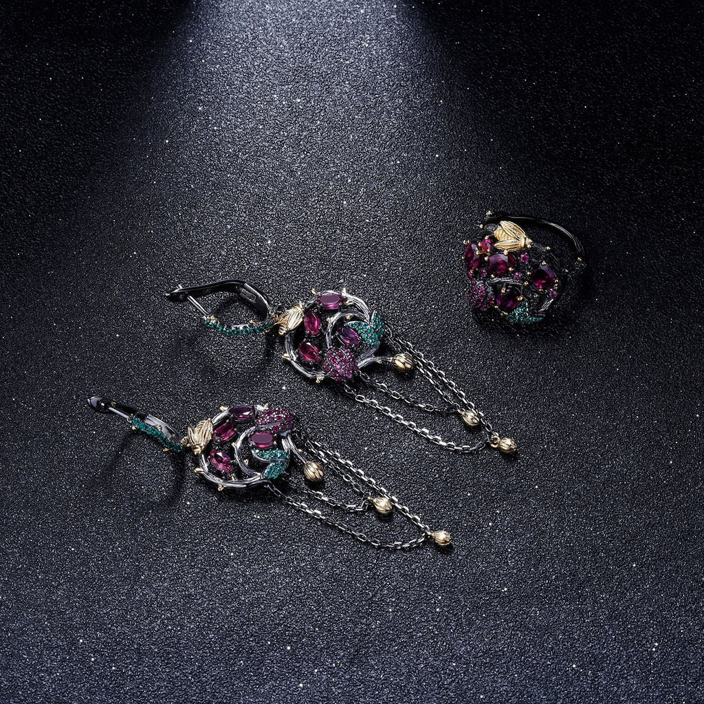 Fruit Of Idun - Gem Infused Sterling Silver Ring