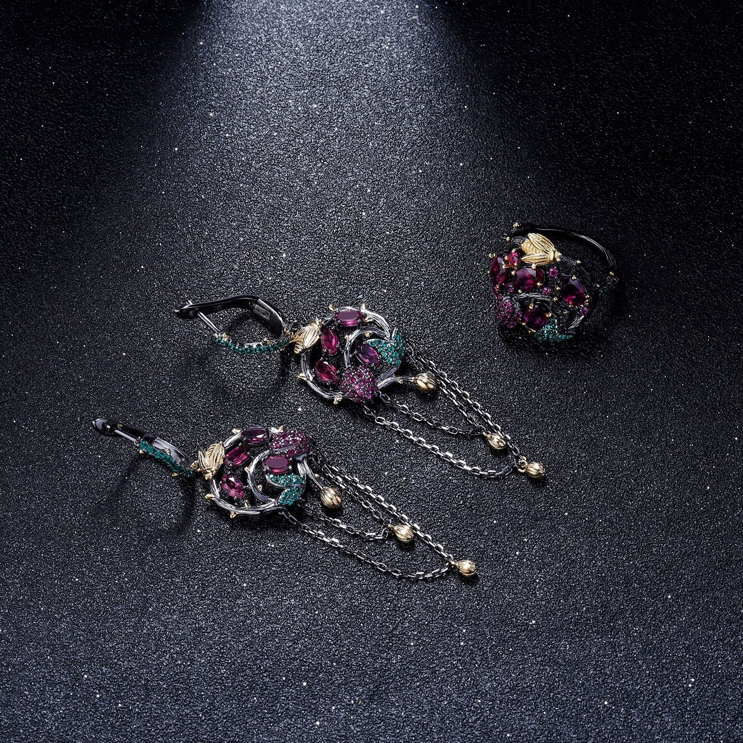 Fruit Of Idun - Gem Infused Sterling Silver Ring