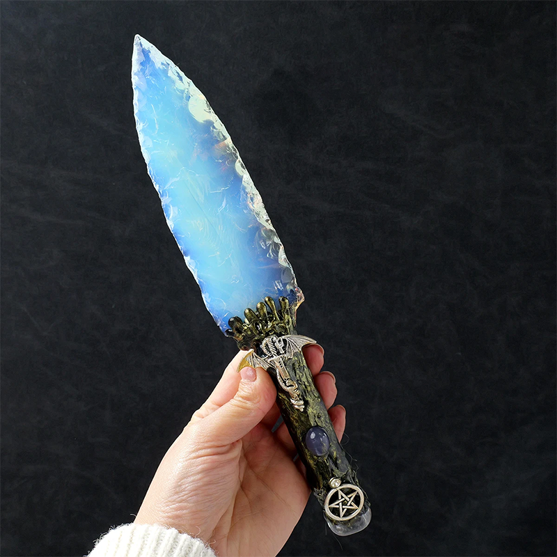 Lævateinn – Natural Opal Ceremonial Dagger