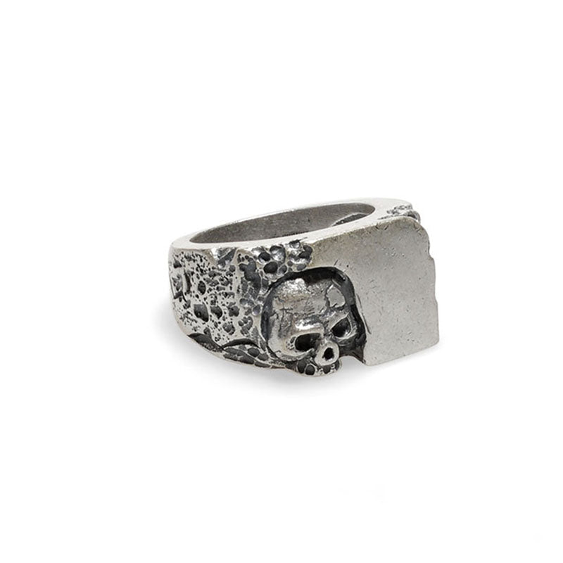 Loki's Reckoning - 925 Sterling Silver Skull Ring