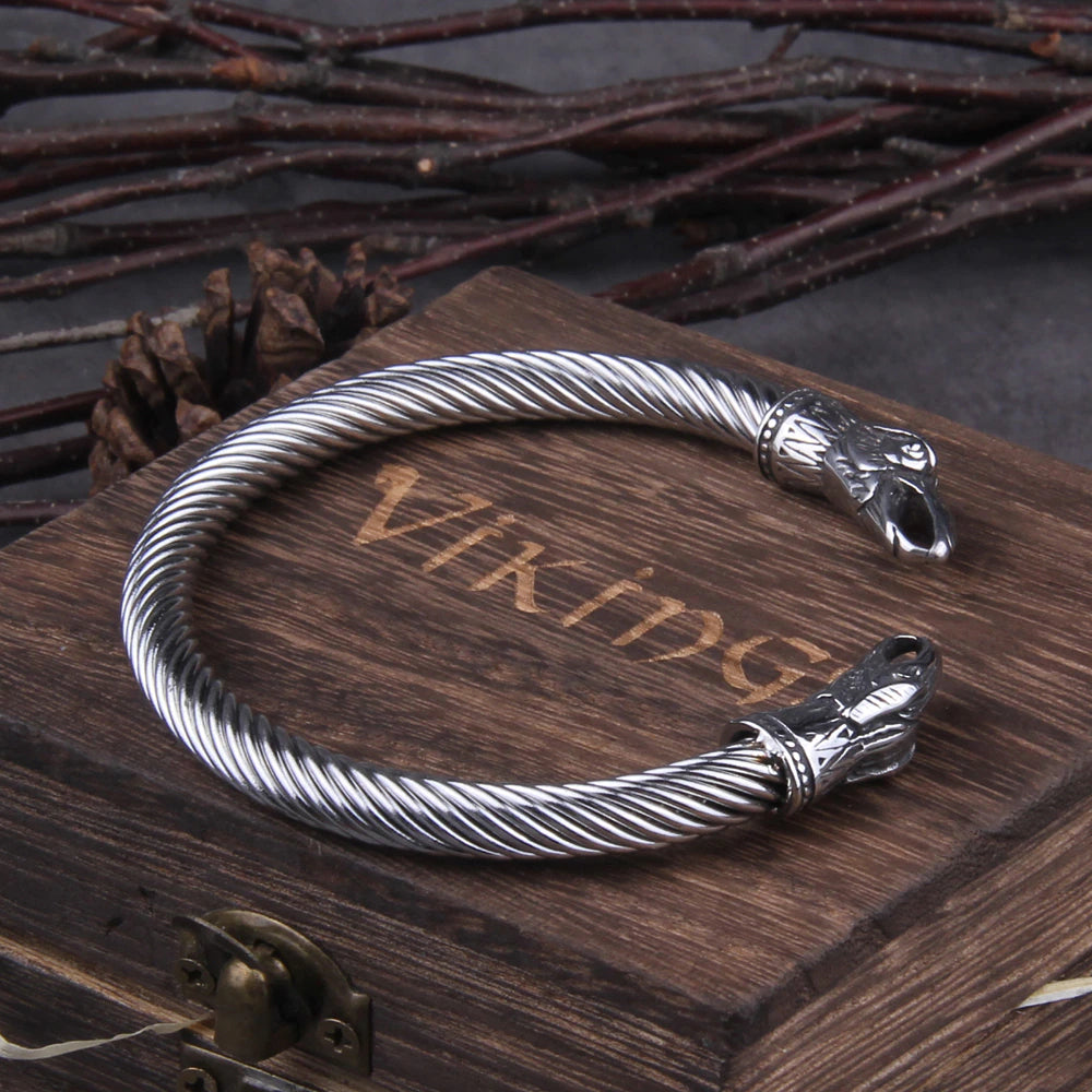 Ravens of War - Stainless Steel Allegiance Bangle