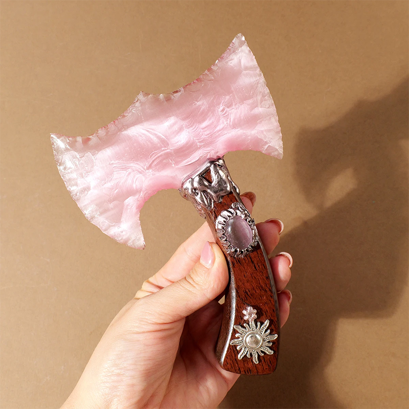 Sacred Axe - Natural Stone Model Obsidian Hatchet