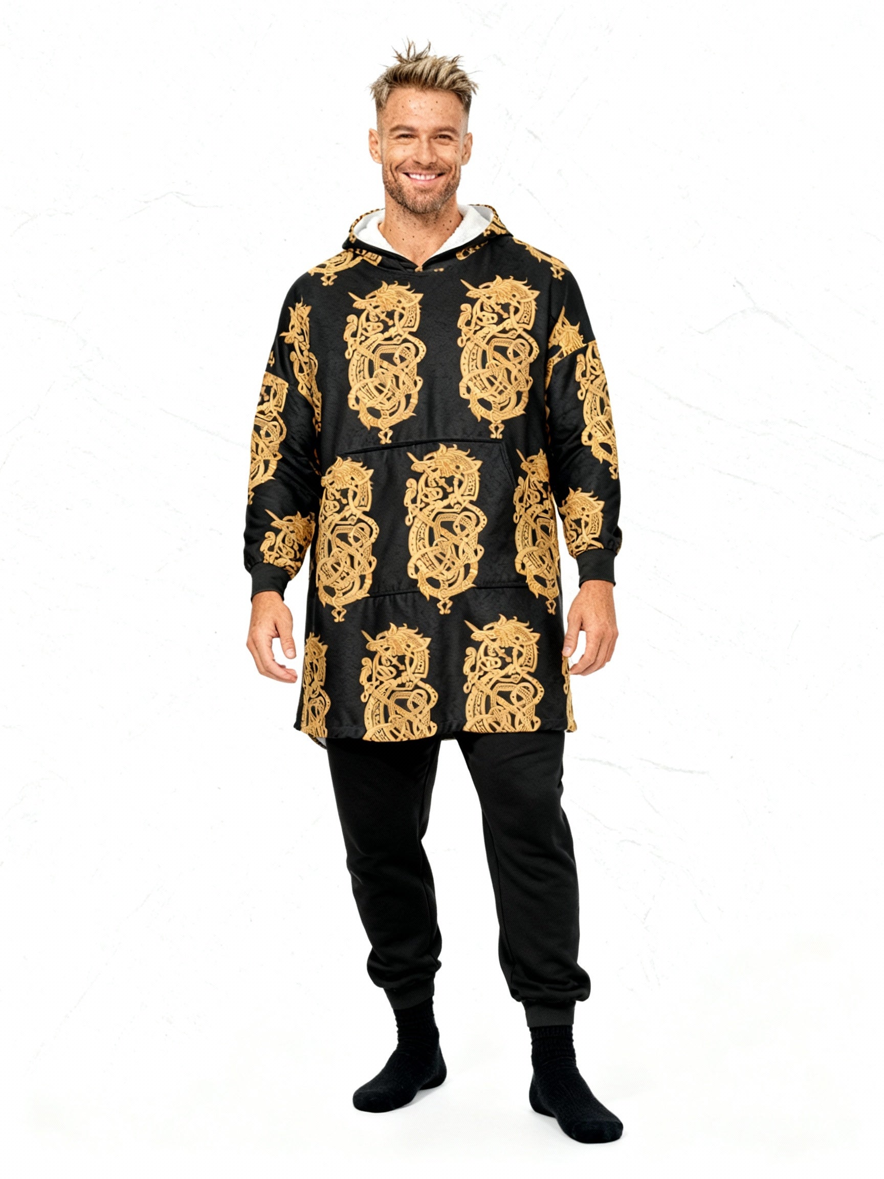 The Monstrous Fenrir - Oversized Hooded Blanket