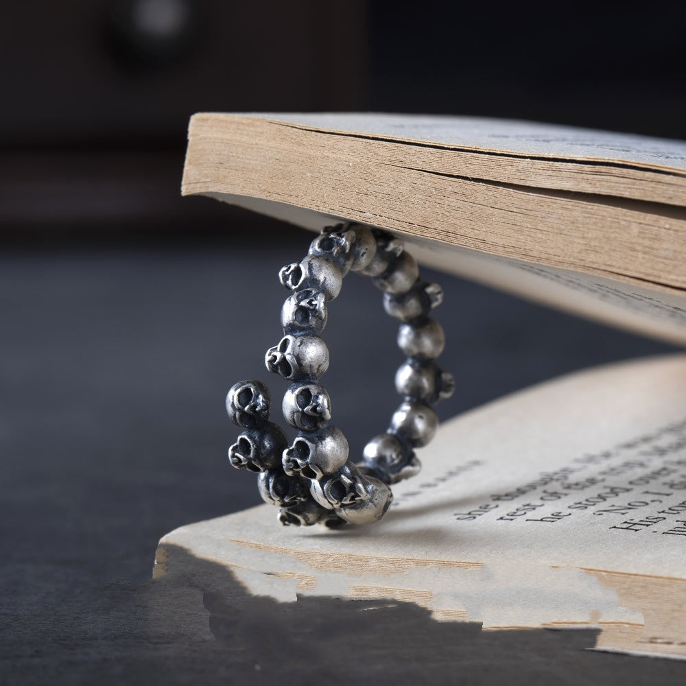 Skulls Of Hel – S925 Sterling Silver Skull Ring