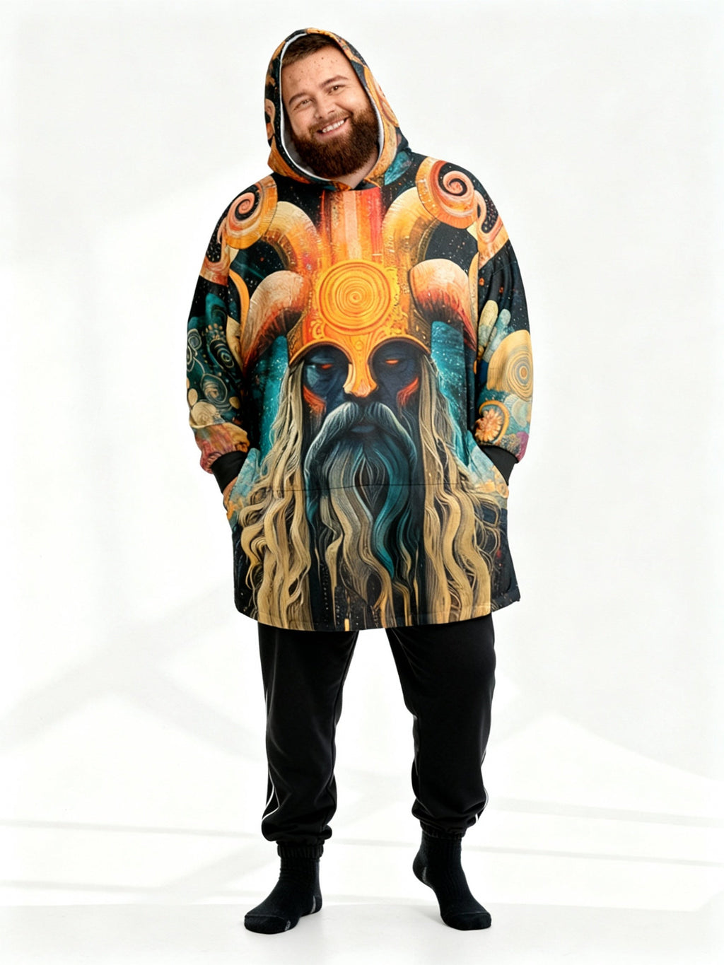 The Allfather - Oversized Hooded Blanket