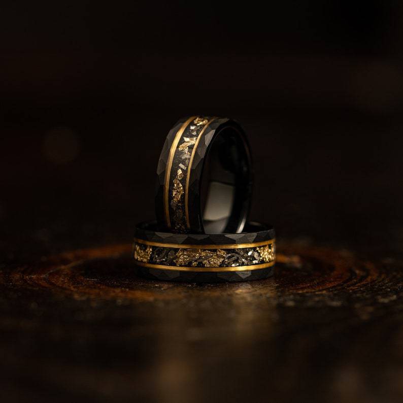 Odin's Royal Armor - Black Tungsten Ring