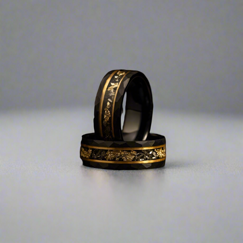 Odin's Royal Armor - Black Tungsten Ring