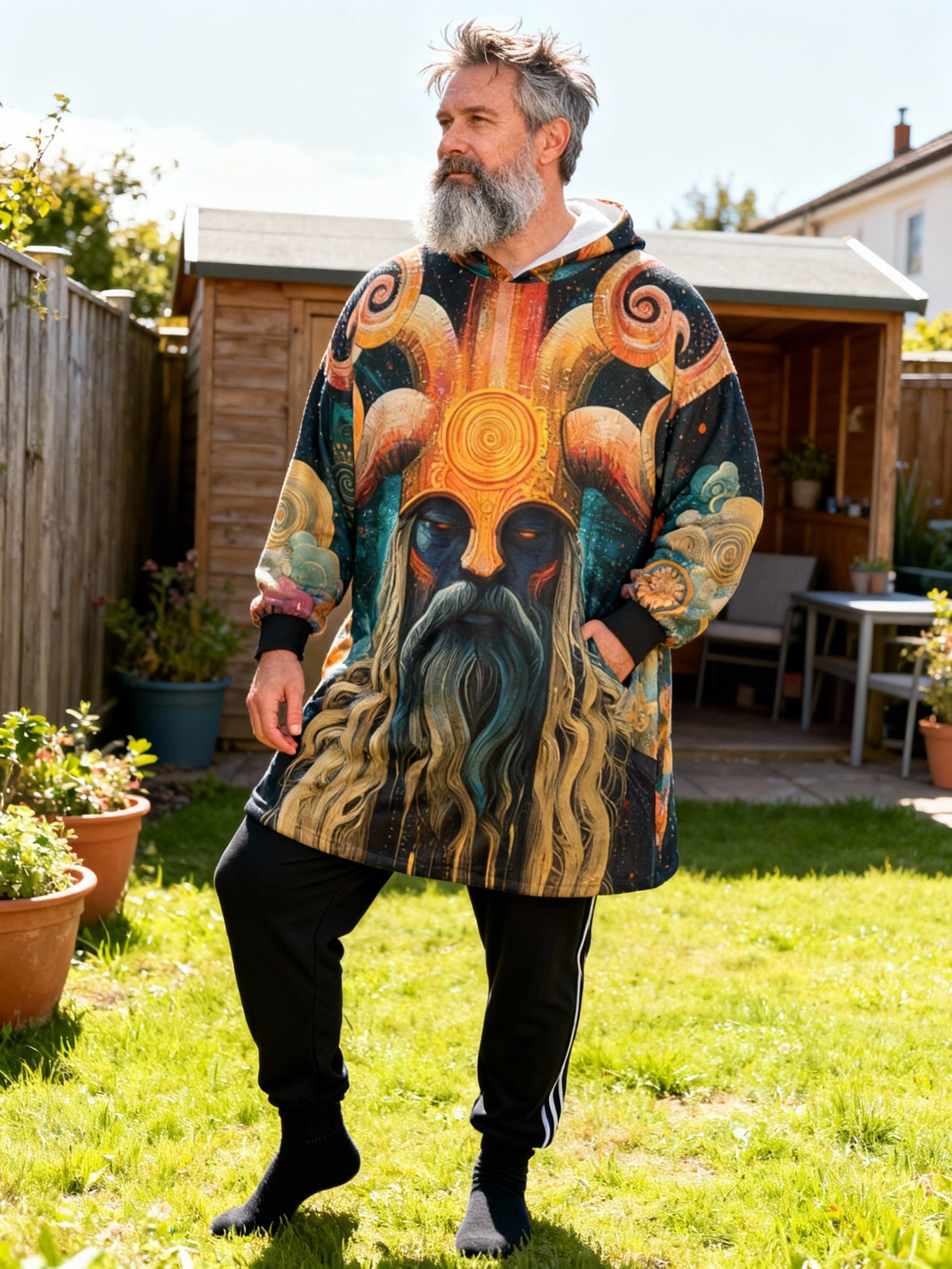 The Allfather - Oversized Hooded Blanket