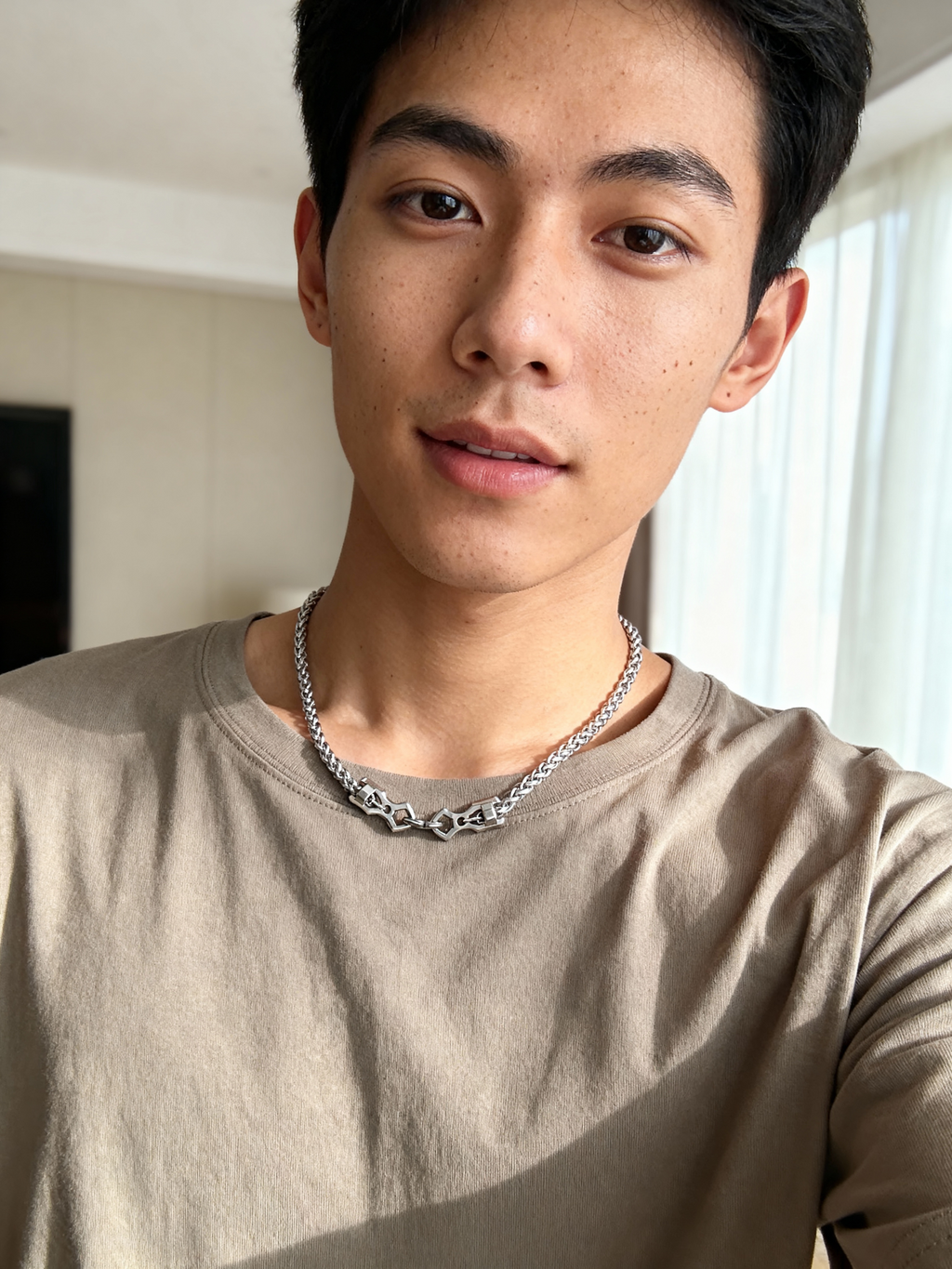 The Eternal Coil - Stainless Steel Necklace