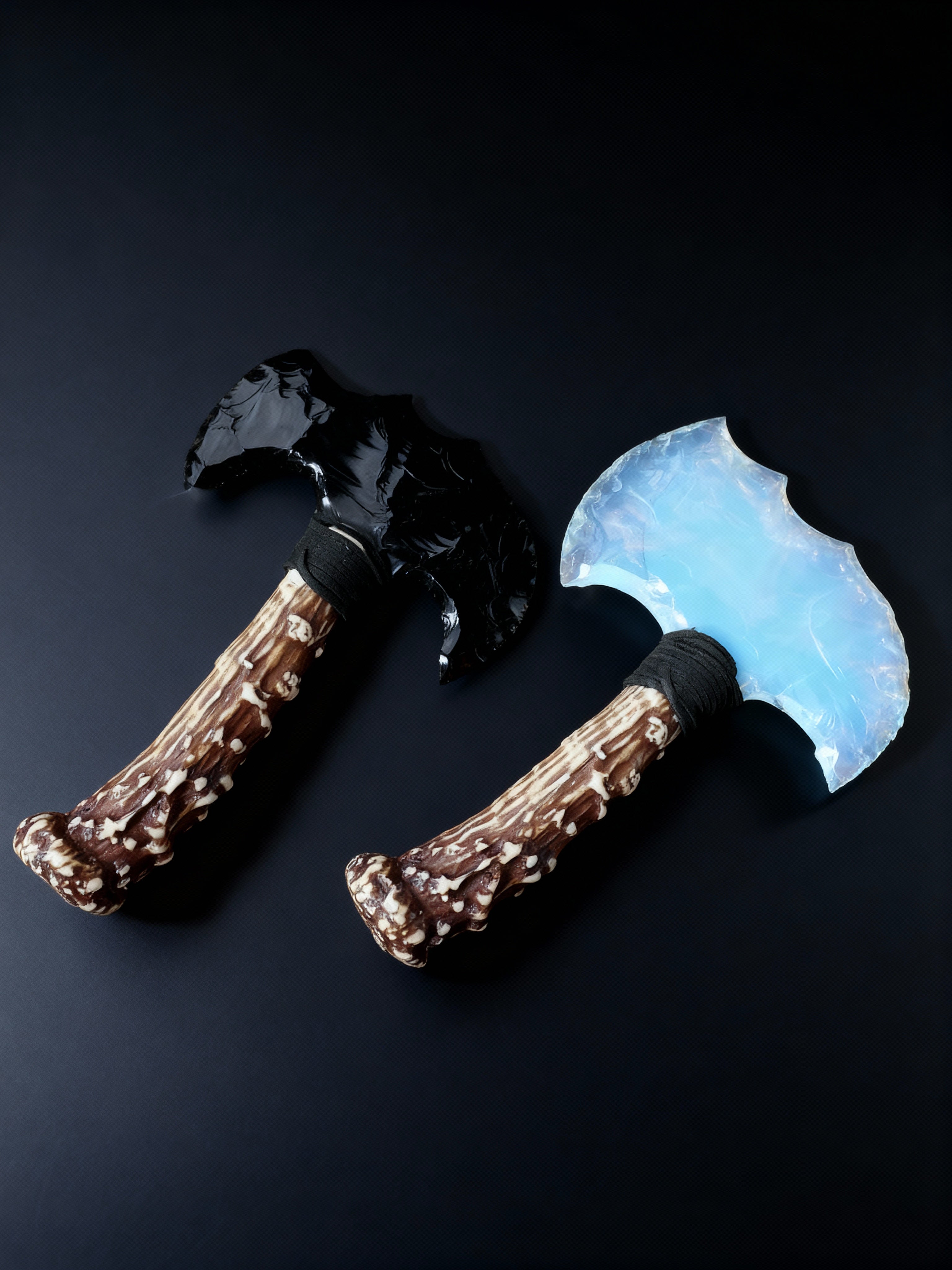 Sacred Axe - Natural Stone Model Obsidian Hatchet