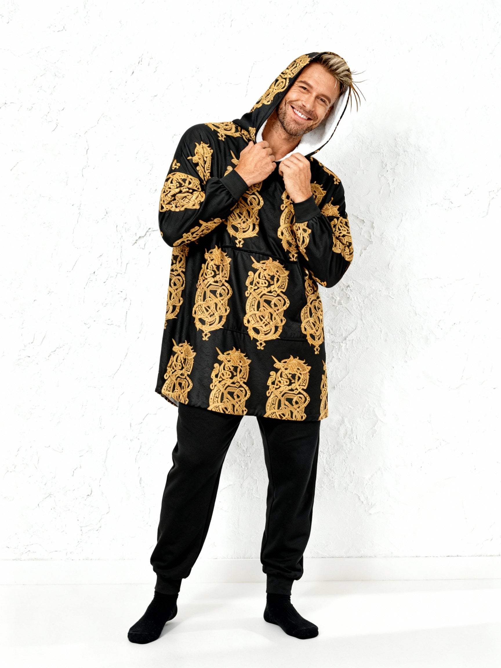 The Monstrous Fenrir - Oversized Hooded Blanket