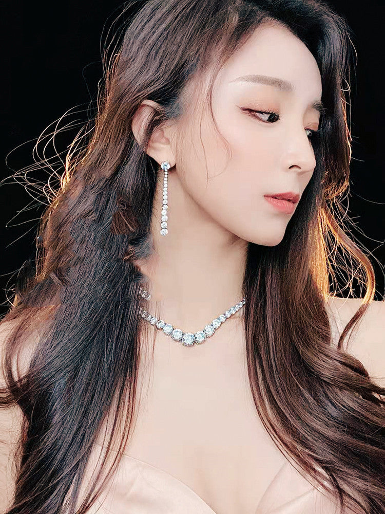 Freya’s Grace - Moissanite Silver Necklace