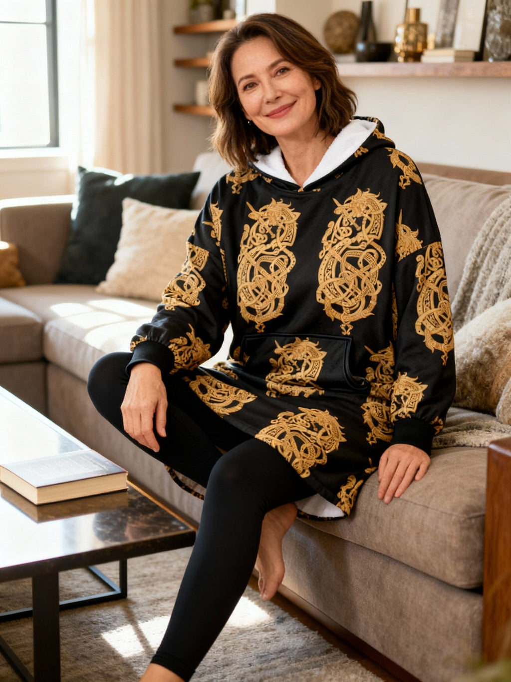 The Monstrous Fenrir - Oversized Hooded Blanket