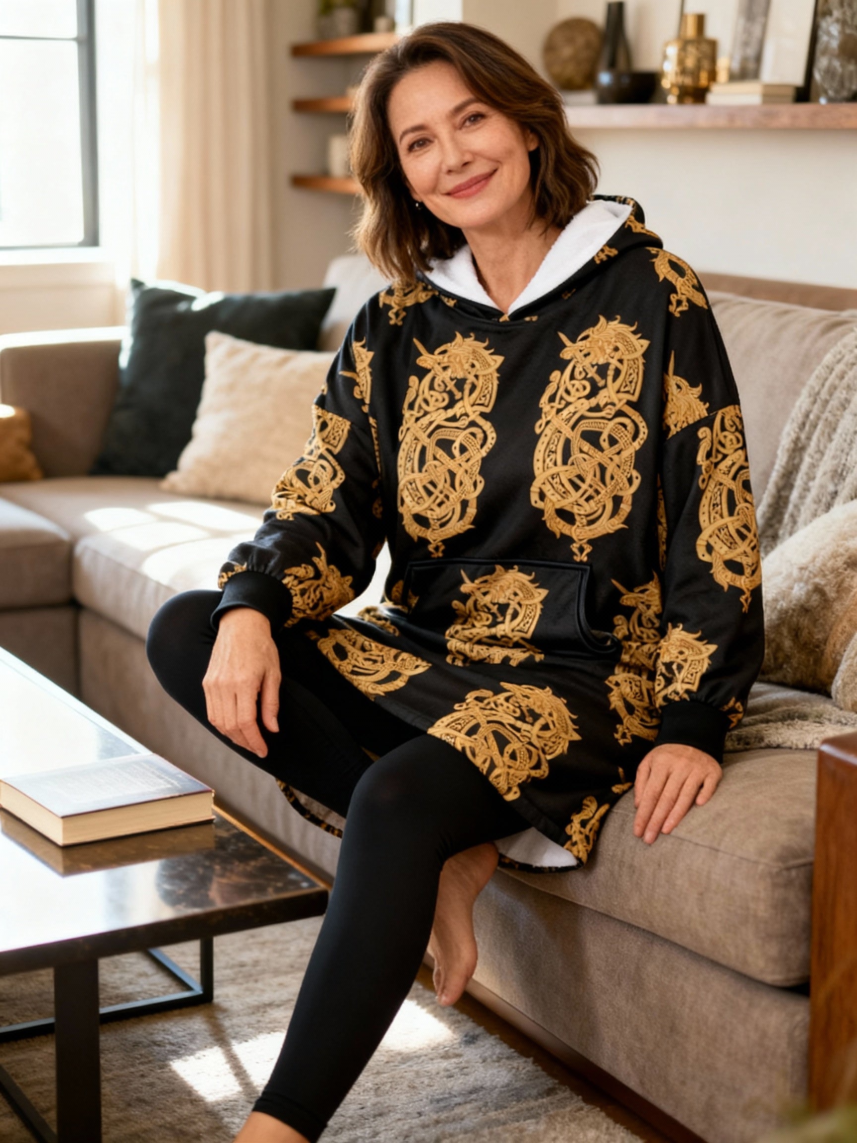 The Monstrous Fenrir - Oversized Hooded Blanket