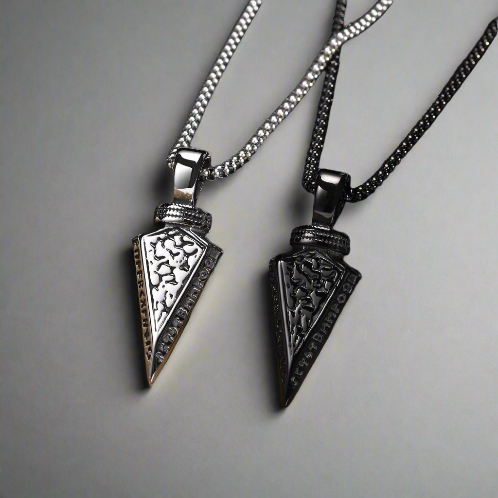 Spear Of Odin  - Stainless Steel Arrow Necklace