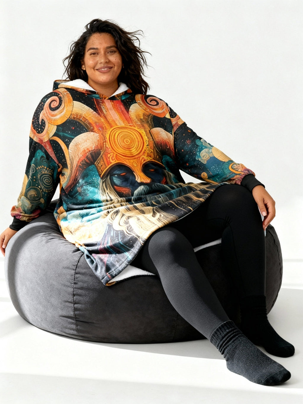 The Allfather - Oversized Hooded Blanket