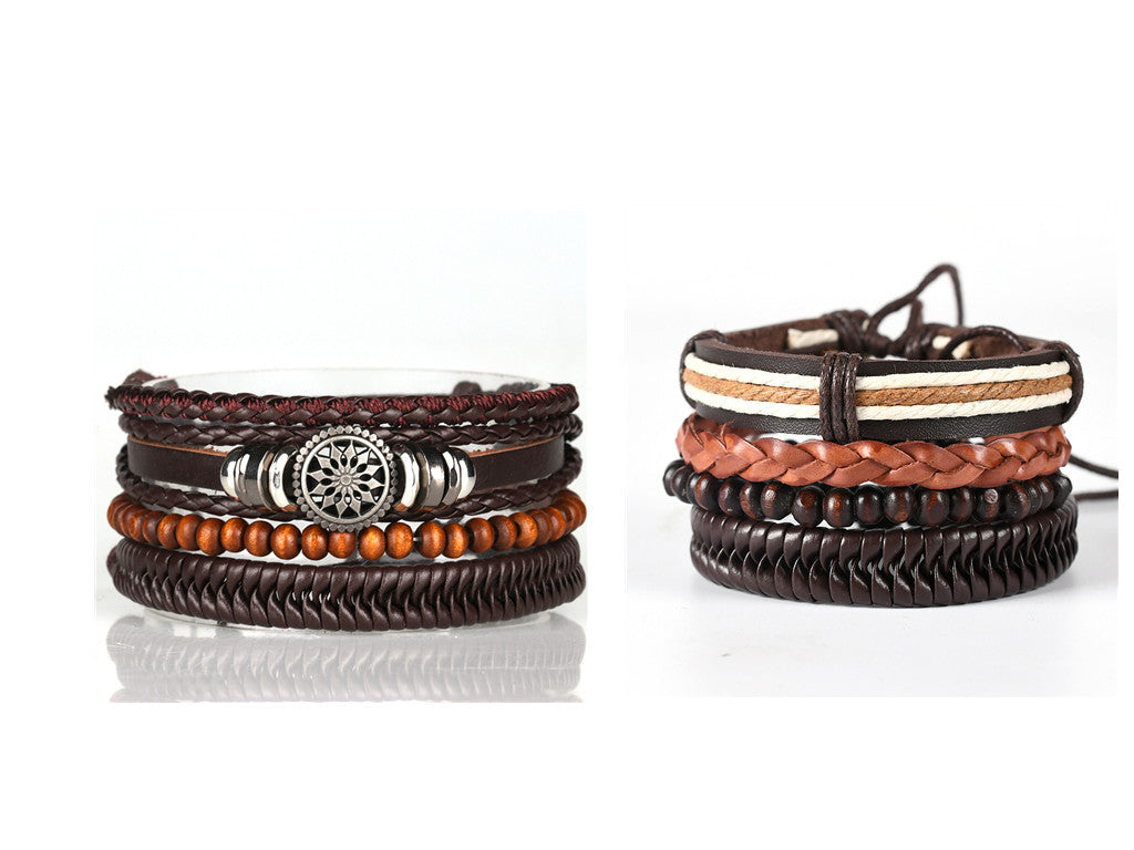 Chariot of Sól Leather Bracelet