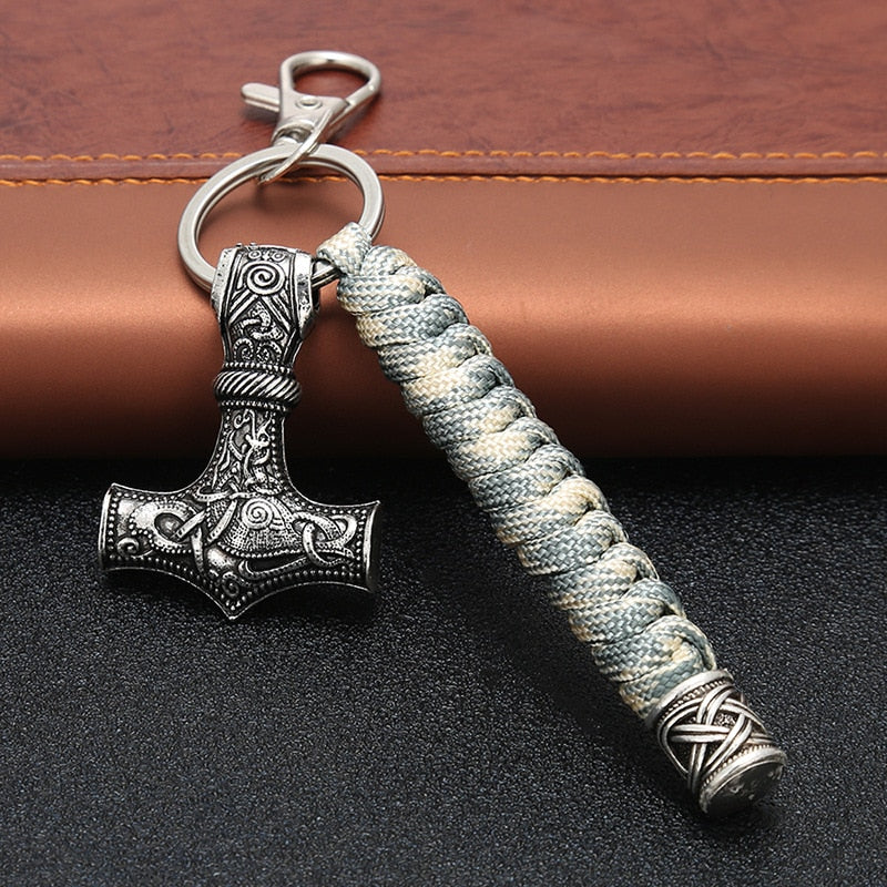 Hammer of Valhalla - Stainless Steel Mjolnir Keyring