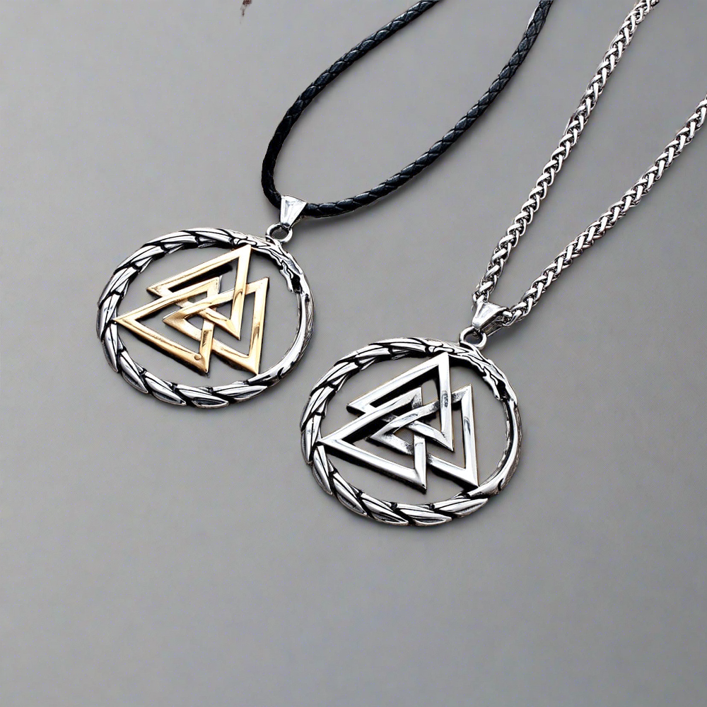 Jormungand's Knot - Metal Alloy Serpent Pendant