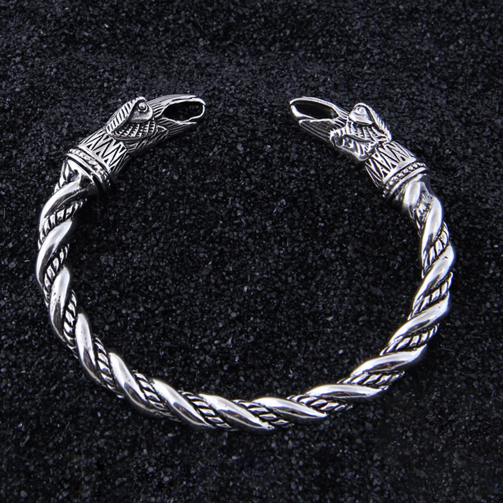 The Pledge - Huginn - Sterling Silver Allegiance Bracelet