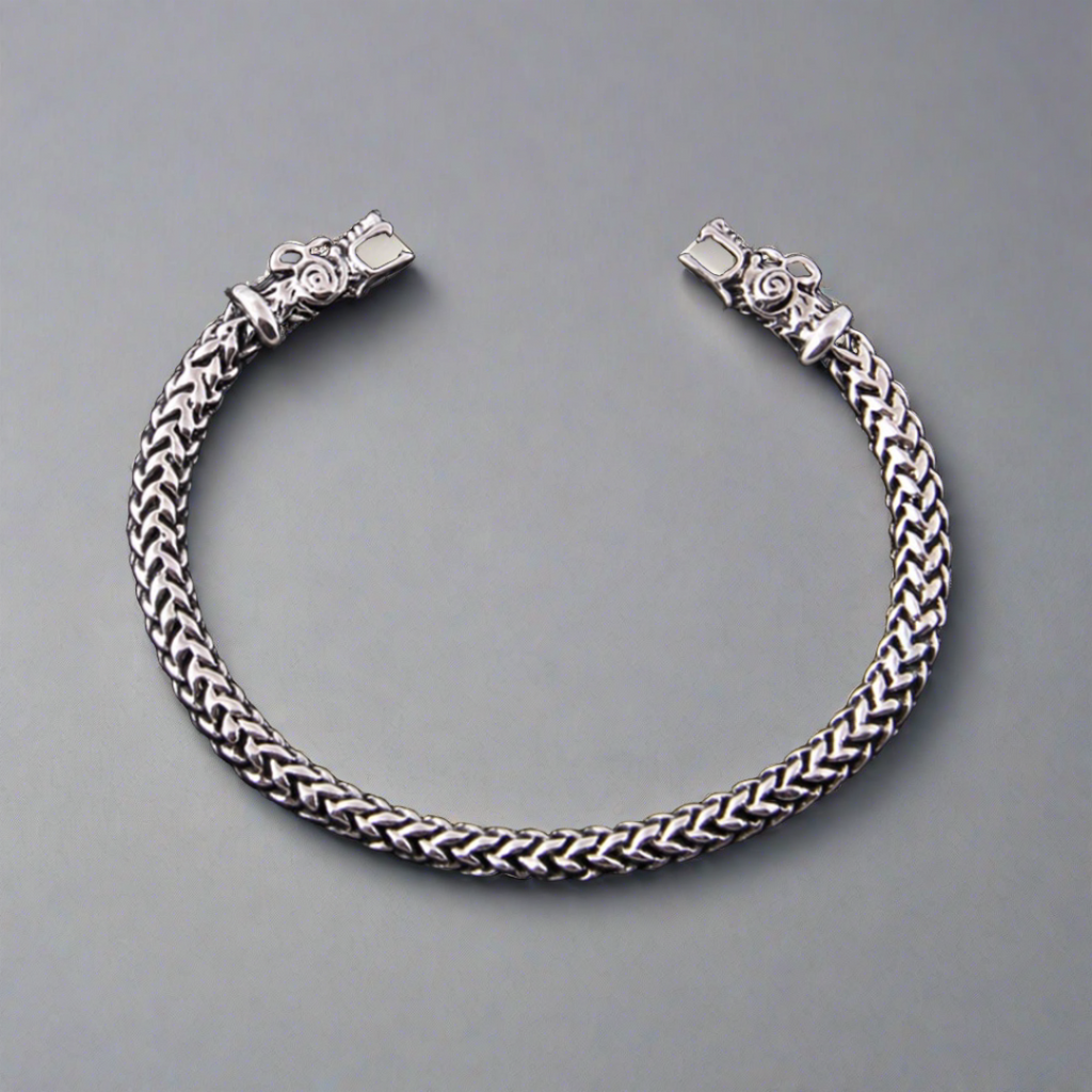 The Pledge - Nidhogg - Sterling Silver Allegiance Bracelet