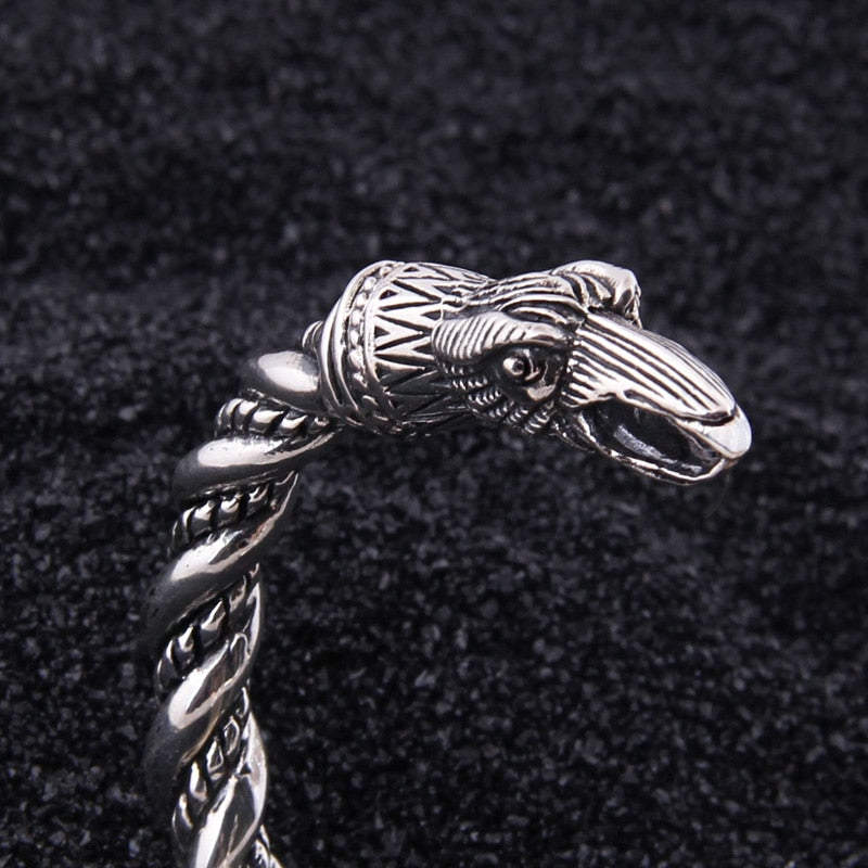 The Pledge - Huginn - Sterling Silver Allegiance Bracelet
