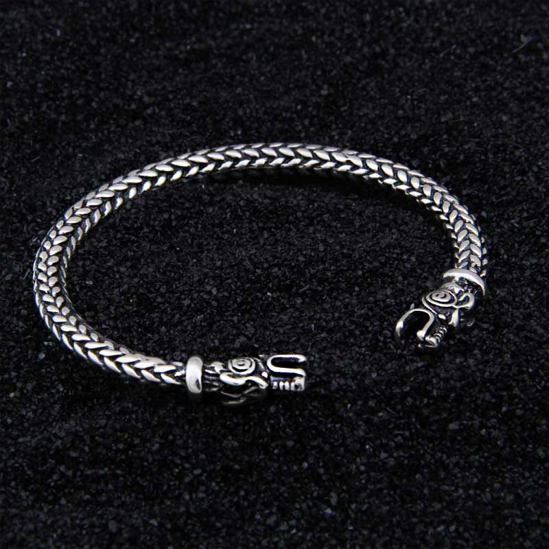 The Pledge - Nidhogg - Sterling Silver Allegiance Bracelet