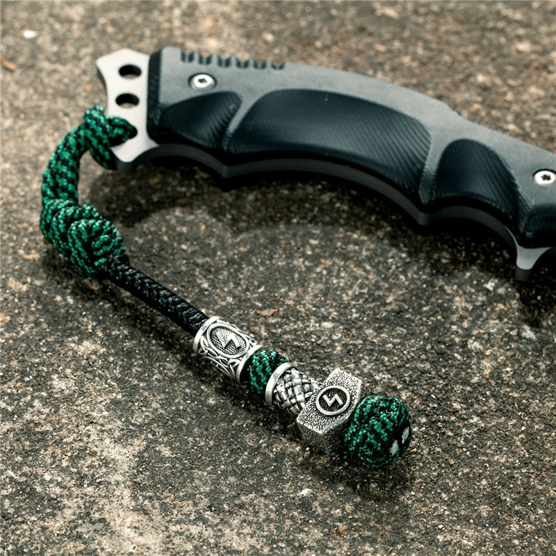 Tempest's Fury- Stainless Steel Mjolnir Keyring