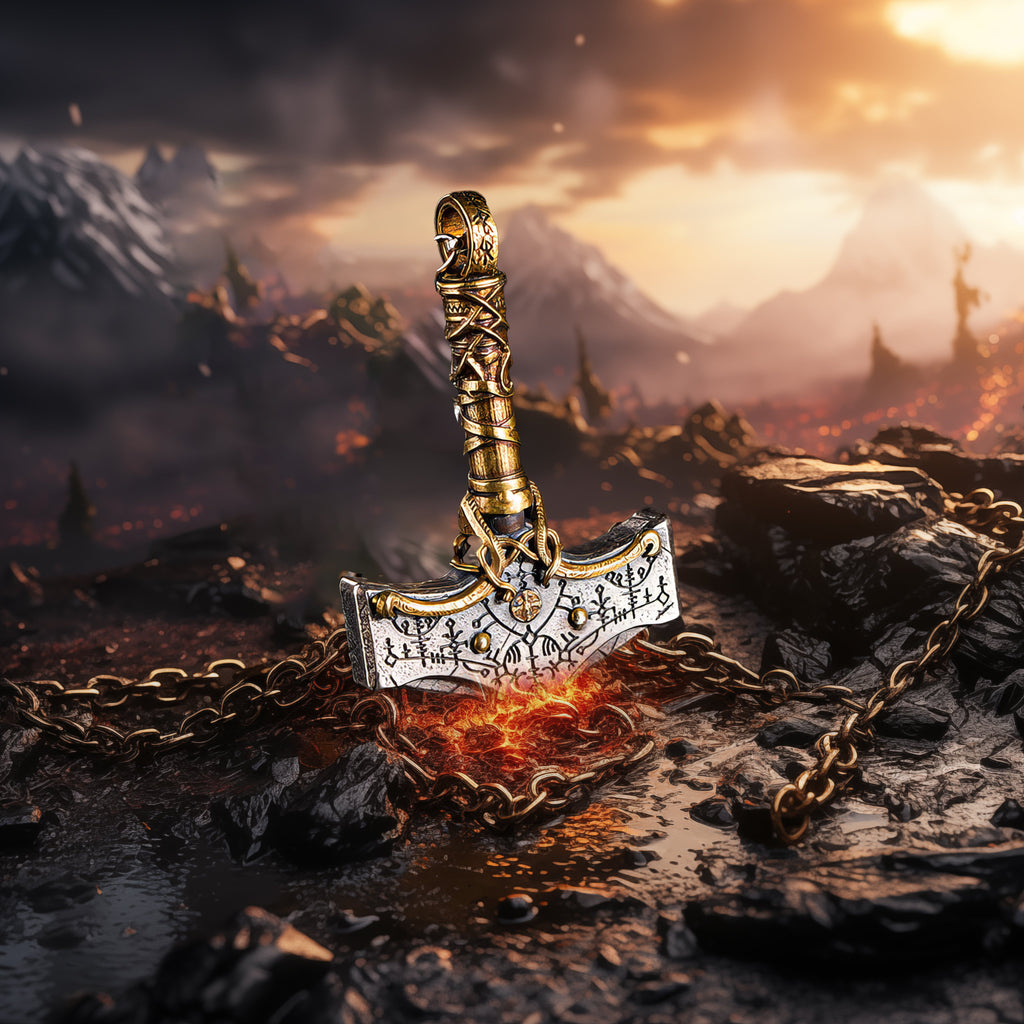 Mythic Mjölnir - Sterling Silver Necklace
