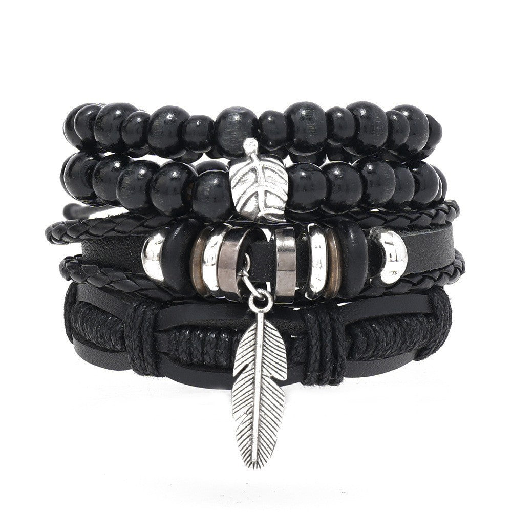 Feather of the Nine Leather Bracelet