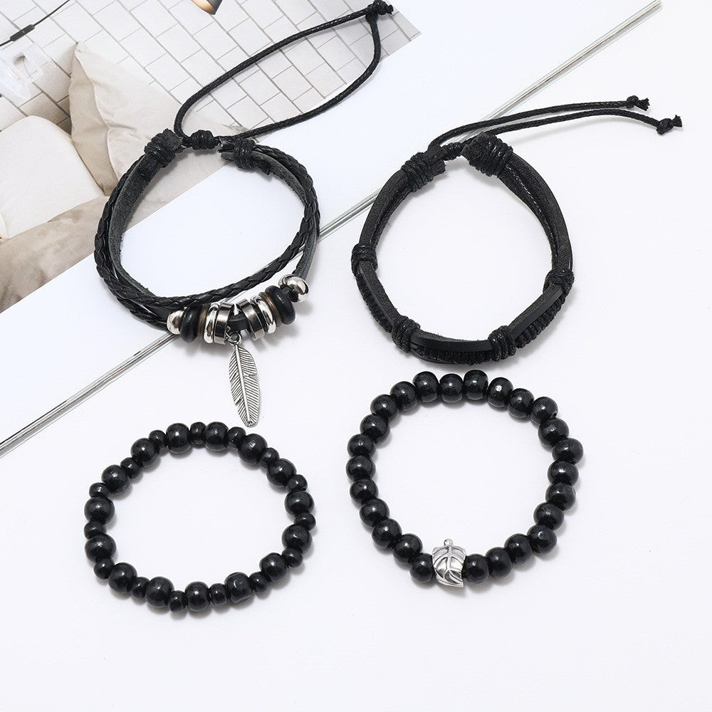 Feather of the Nine Leather Bracelet