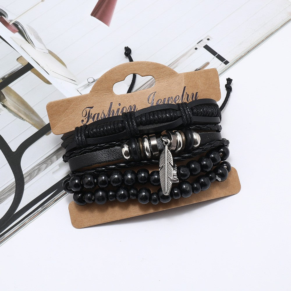 Feather of the Nine Leather Bracelet