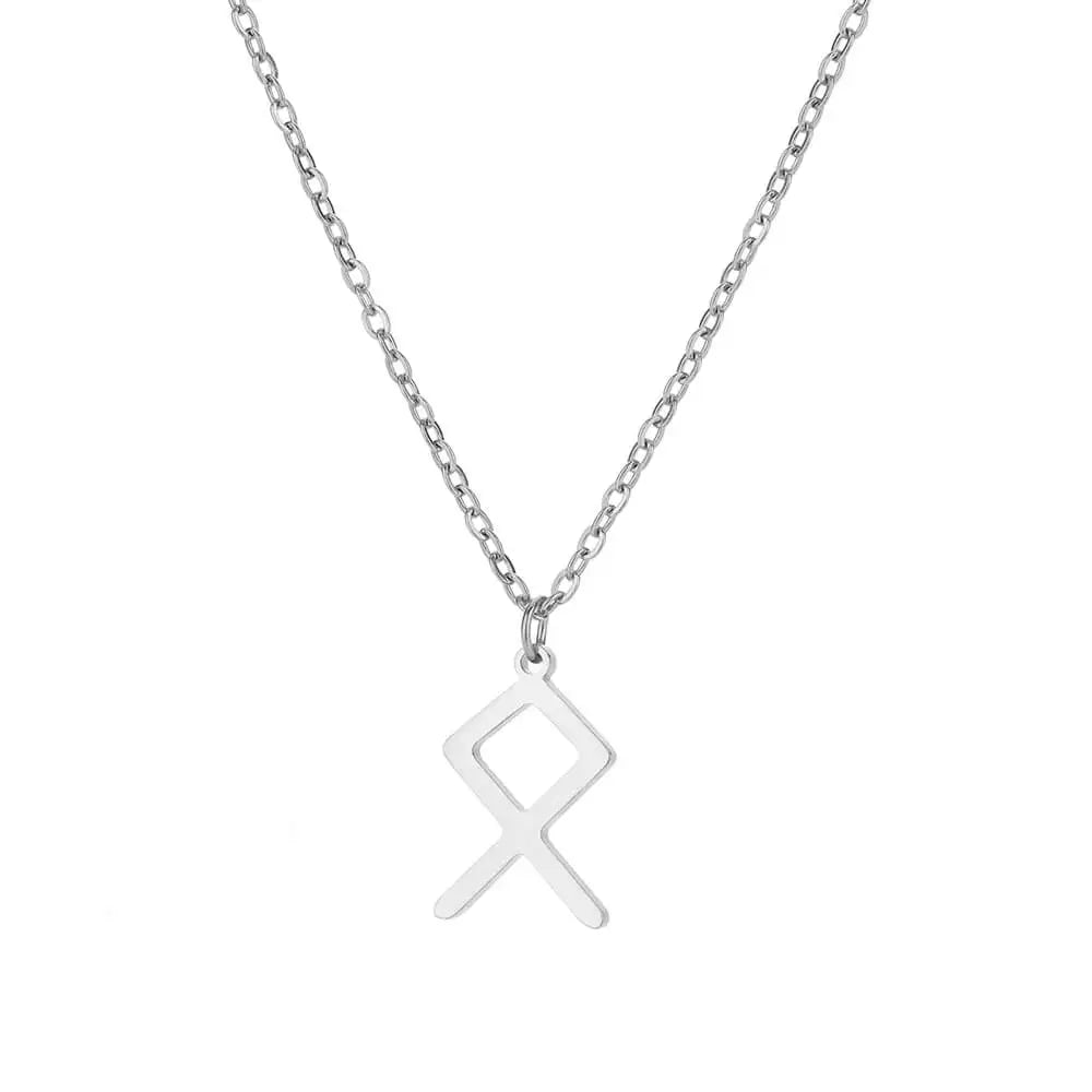 Norn's Blessing - Norse Runic Minimalist Pendant