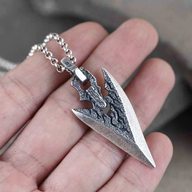 Arrow Of Fate - Sterling Silver Arrow Pendant