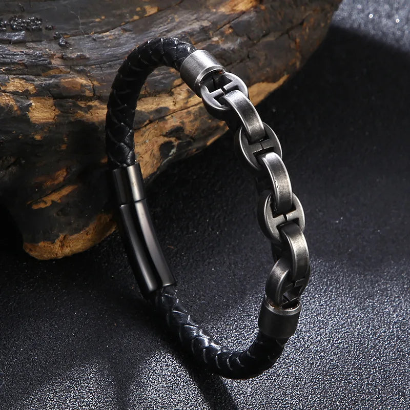 Loyalty To The King - Men's Stainless Steel Chain Bracelet