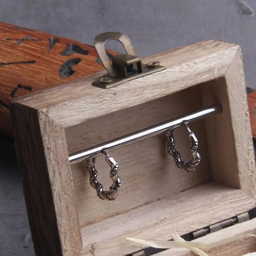 Ragnar's Grave - Stainless Steel Earrings
