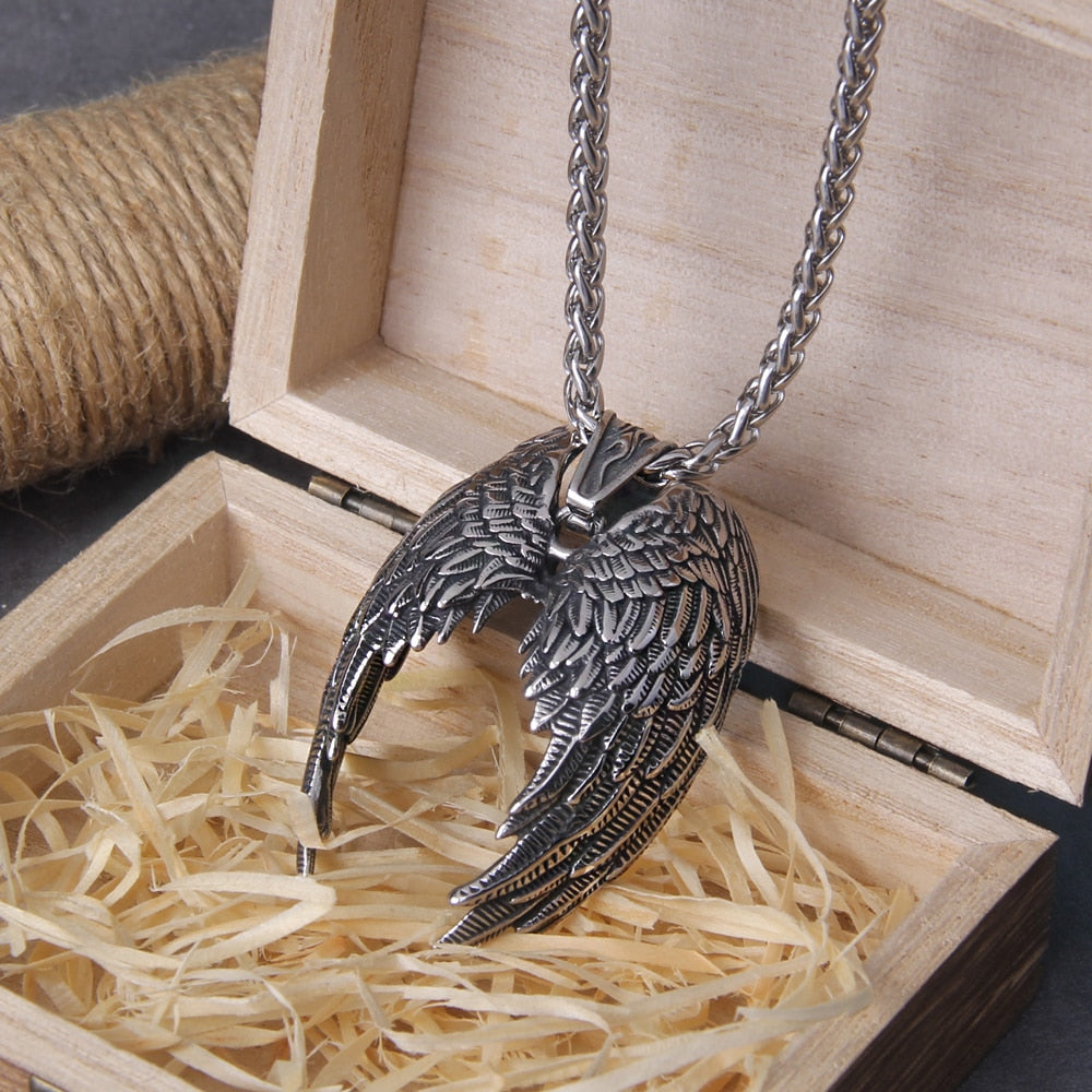 Valkyrie's Highwind - Stainless Steel Valkyrie Necklace