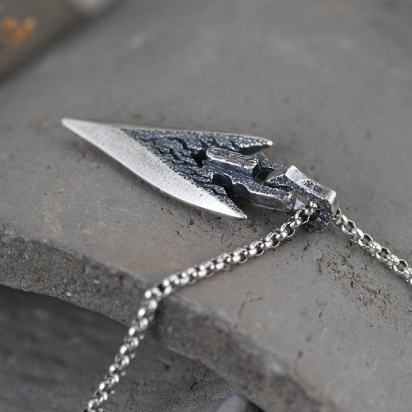 Arrow Of Fate - Sterling Silver Arrow Pendant