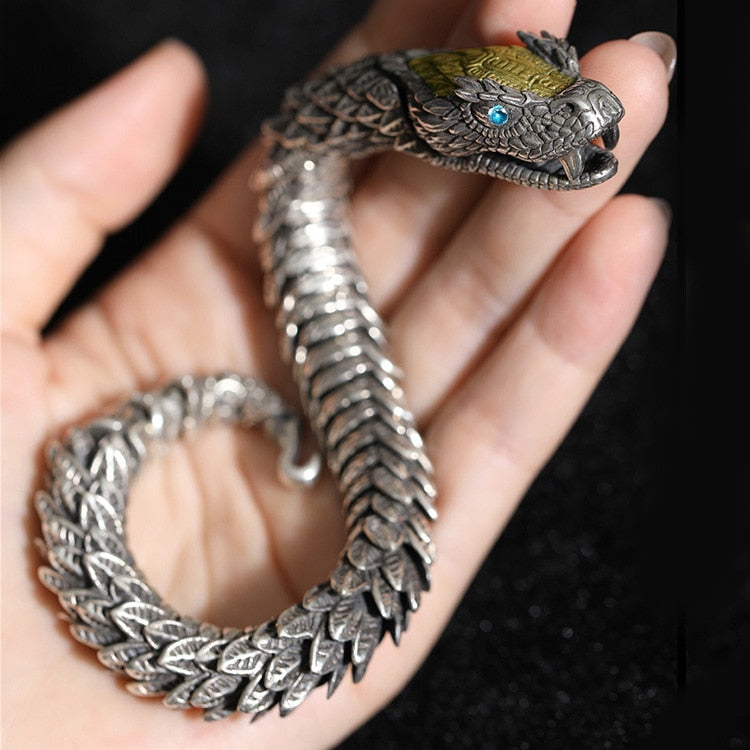JÖRMUNGANDR - The World Serpent Bracelet | Handcrafted Viking Jewelry