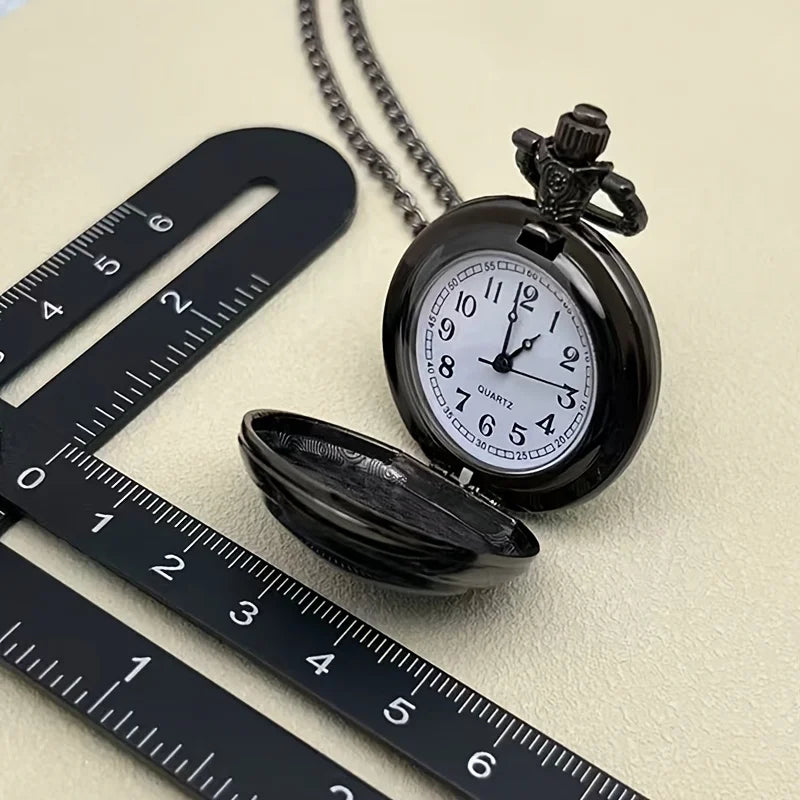 The All Seeing Raven – Quartz Movement Pocket Watch