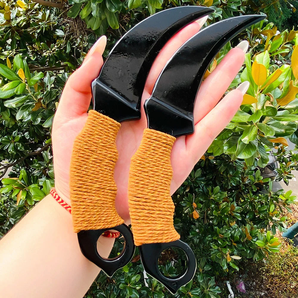 Skæva - Handcrafted Natural Obsidian Curved Knife