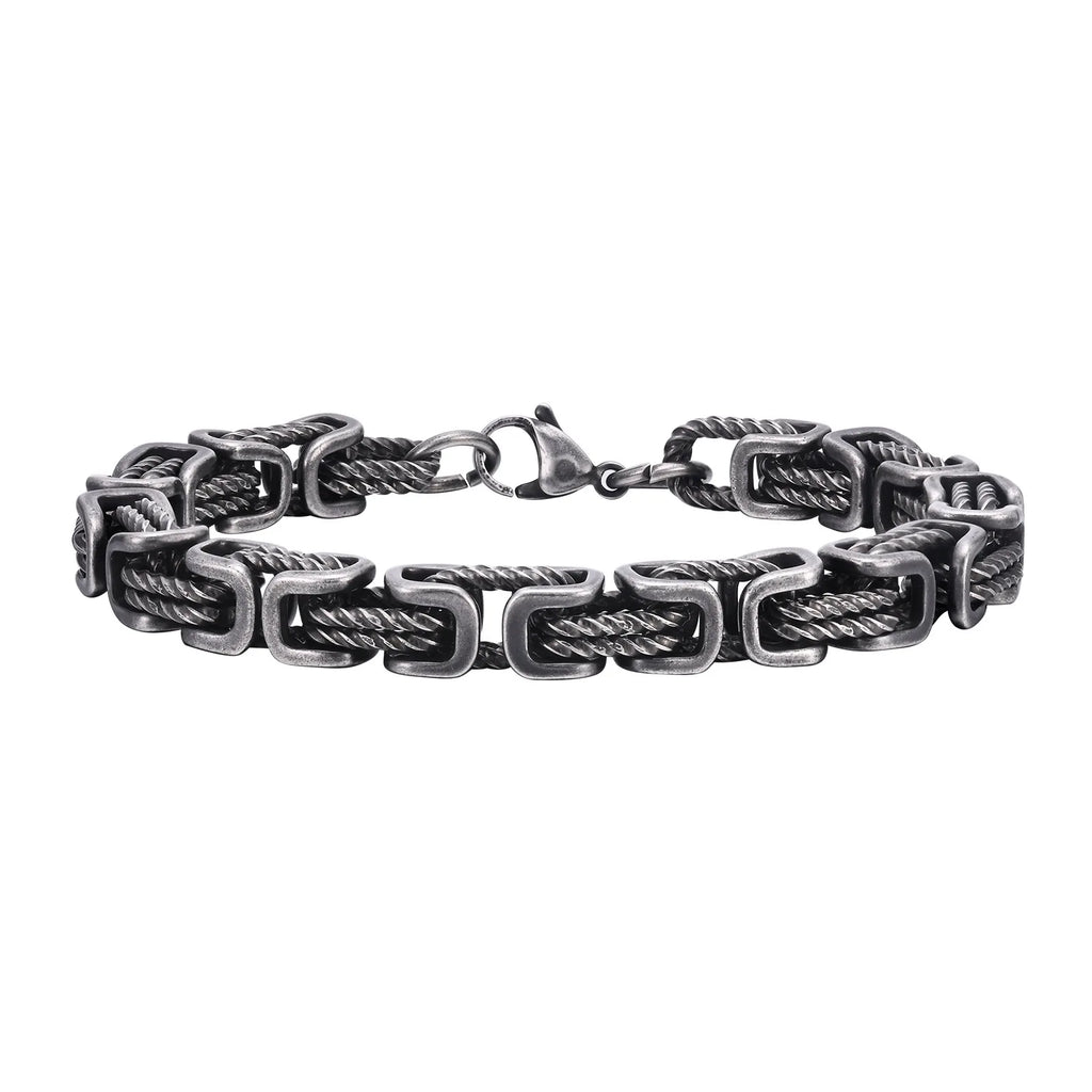 Loyalty To The King - Men's Stainless Steel Chain Bracelet