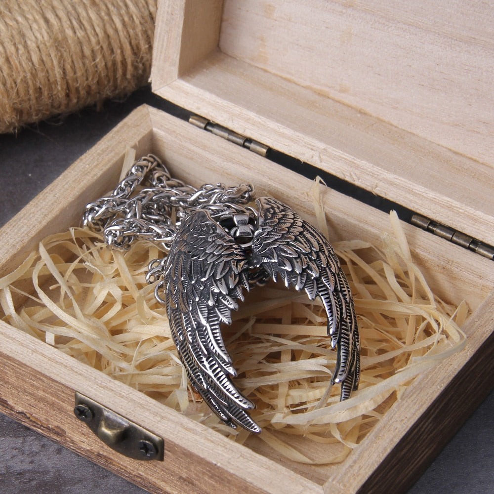 Valkyrie's Highwind - Stainless Steel Valkyrie Necklace