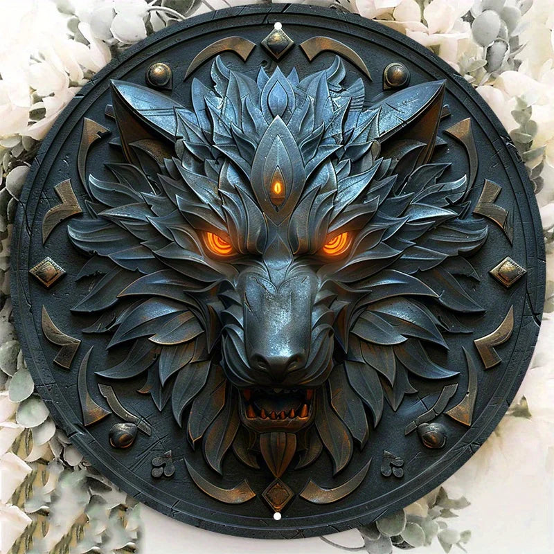 Gaze Of The Beast - Aluminum Wall Decor