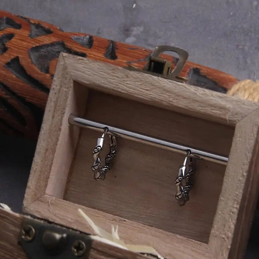 Ragnar's Grave - Stainless Steel Earrings