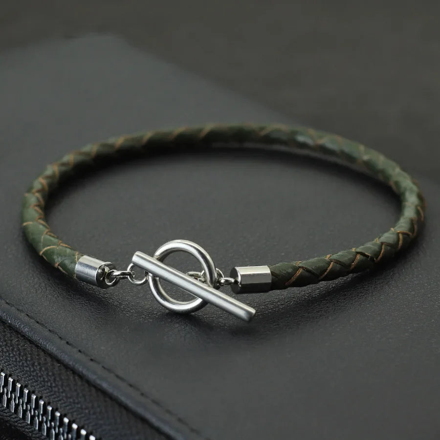 The Nine Worlds – Handmade Genuine Leather Bracelet