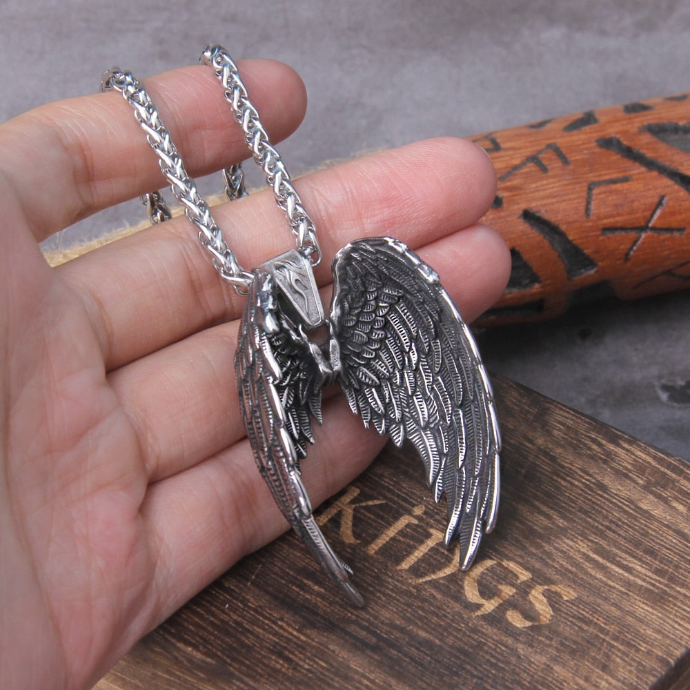 Valkyrie's Highwind - Stainless Steel Valkyrie Necklace